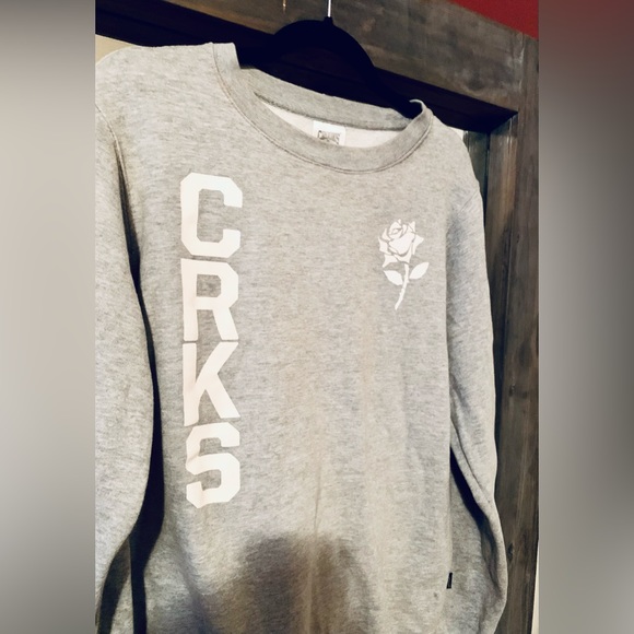 Crooks and Castles grey crewneck sweatshirt Sz Small - Picture 2 of 2